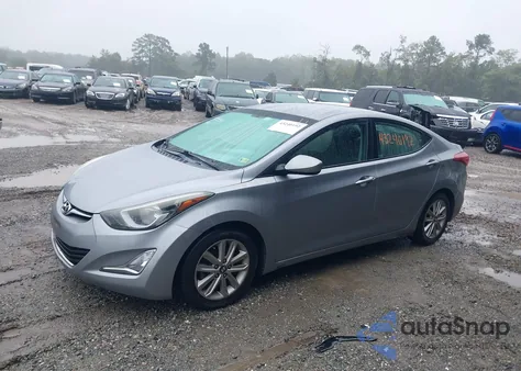 2016 Hyundai Elantra Se из США, поврежденный, VIN 5NPDH4AE2GH687460